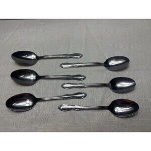 Vintage Simeon & George H Rogers Silverplate Teaspoons Set of 6